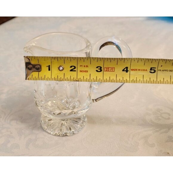 Waterford Lismore Crystal Footed Creamer - Picture 4 of 4